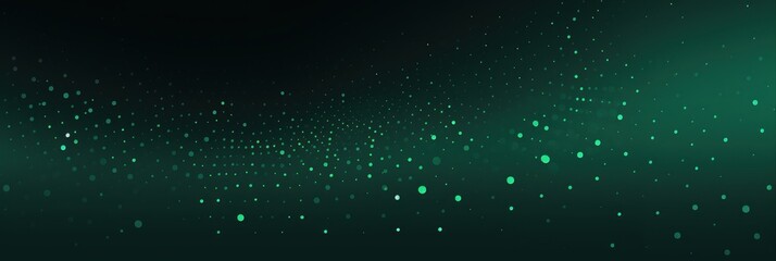 An image of a dark Green background with black dots