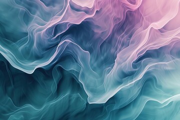Organic abstract panorama with fluid shapes and natural textures Creating a soothing wallpaper or background - obrazy, fototapety, plakaty