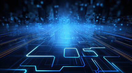 Obraz premium abstract technology background