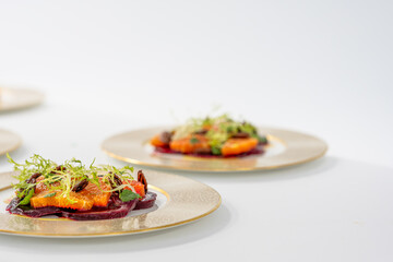 Beet Salad with Oranges and Greens