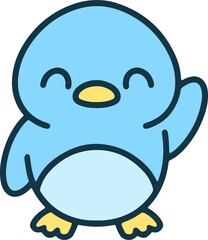 cute baby bird cartoon