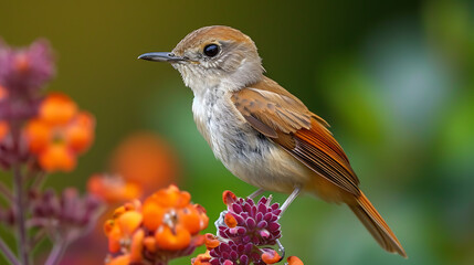 little bird in spring