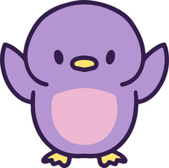 cute baby bird cartoon