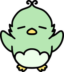 cute baby bird cartoon