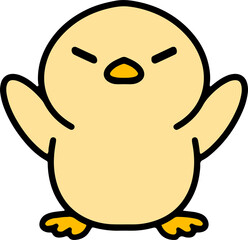 cute baby bird cartoon