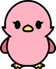 cute baby bird cartoon
