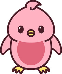 cute baby bird cartoon