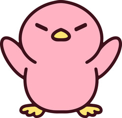 cute baby bird cartoon
