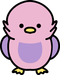 cartoon cute easter chick
