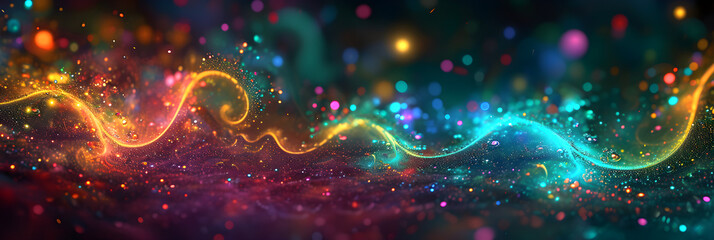 Obraz premium Abstract patterns made out of dust