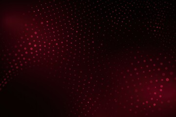 An image of a dark Maroon background with black dots