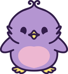 colorful easter chick