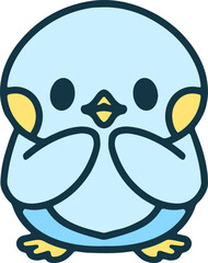 cute cartoon easter chick