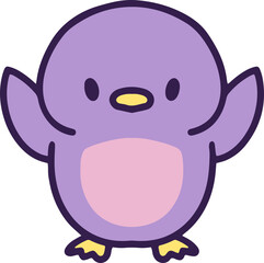 cute cartoon easter chick