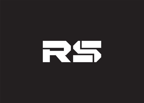 recommend clip art: RS Logo. Letter Design Vector with Red and Black Colors.