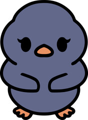 cute christmas penguin