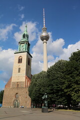 View to St. Mary's Church and TV Tower in Berlin, Germany
- 731258788