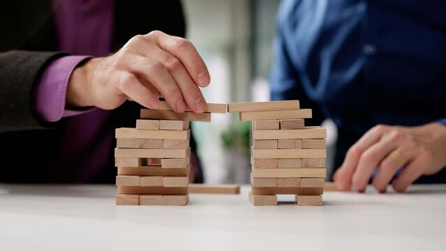 Bridge Building Using Wooden Blocks