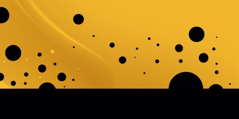 An image of a dark Yellow background with black dots