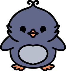 cute baby penguin cartoon