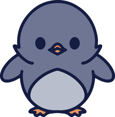 cute cartoon penguin