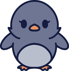 cute baby penguin cartoon