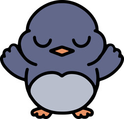 cute baby penguin cartoon