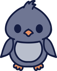 cute cartoon penguin