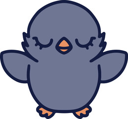 cute cartoon penguin