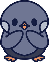 cute cartoon penguin
