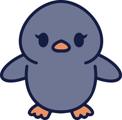 cute cartoon penguin
