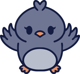 cute cartoon penguin