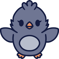 cute baby penguin cartoon