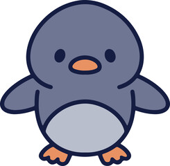 cute cartoon penguin