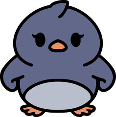 cute baby penguin cartoon