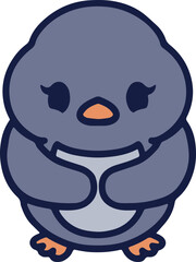 cute cartoon penguin