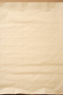 Beige chart paper background in a square grid pattern