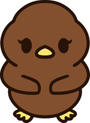 cute christmas robin cartoon