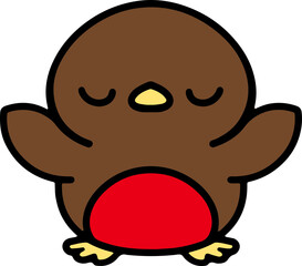 cute robin cartoon