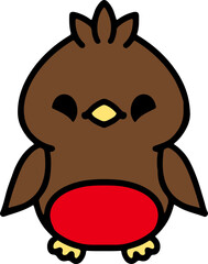 cute robin cartoon