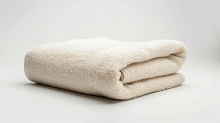 Isolated image of a bath towel