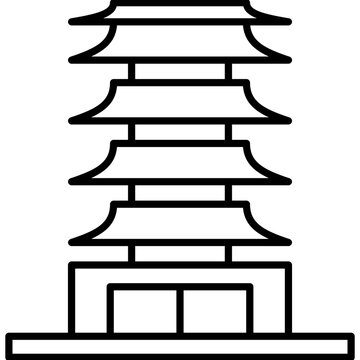 recommend clip art: temple outline icon