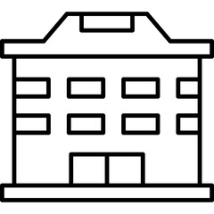 Building outline icon