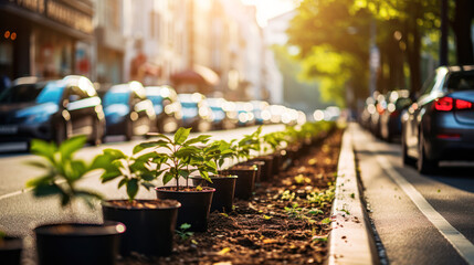 Community group adding greenery to urban streets through tree planting