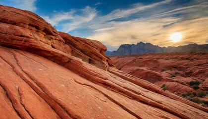 red sandstone rock