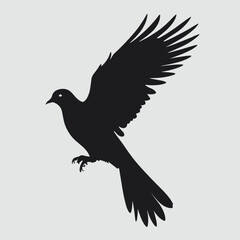 Obraz premium Bird silhouette vector design