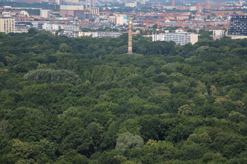 Fototapeta na wymiar Green Tiergarten in Berlin, Germany