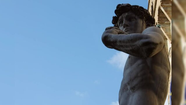 David statue Florence - the timelapse (Italy)