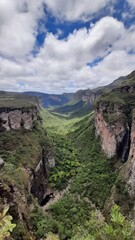 paisagem do vale do pati, bahia, chapada diamantina 