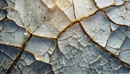 many cracks on the wall with transparent background macro